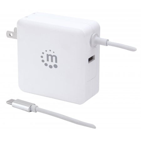 180245 - Power Delivery Wall Charger with Built-in USB-C Cable - 60 W