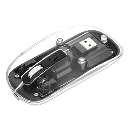 190268 - Transparent Wireless Optical USB Mouse