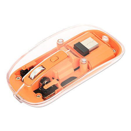 190282 - Transparent Wireless Optical USB Mouse