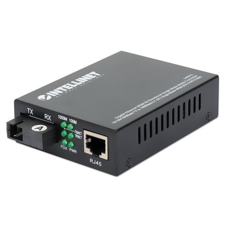 545075 - Gigabit Ethernet WDM Bi-Directional Single Mode Media Converter