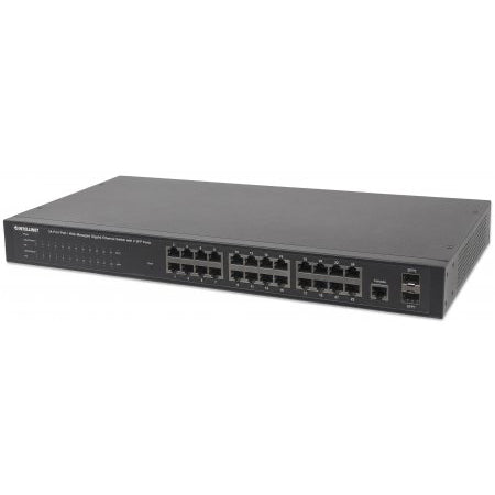 560559 - 24-Port Gigabit Ethernet PoE+ Web-Managed Switch with 2 SFP Ports
