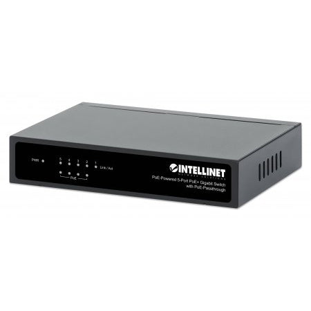 561082 - PoE-Powered 5-Port Gigabit Switch with PoE Passthrough