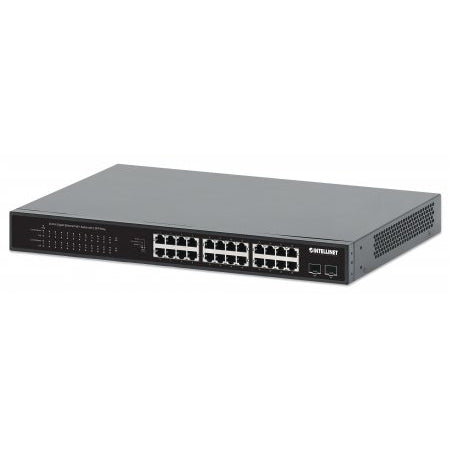 561891 - 24-Port Gigabit Ethernet PoE+ Switch with 2 SFP Ports