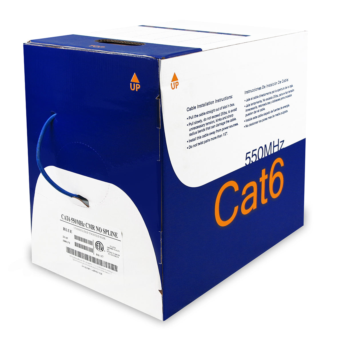 CAT6 RISER (CMR) NO SPLINE