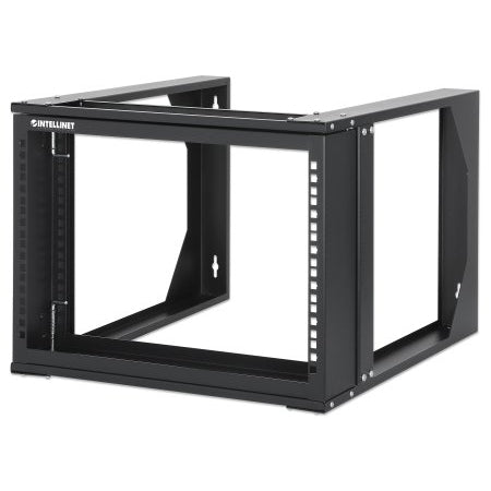 716178 - 19" Wall Mount Open Frame Network Rack, 6U, Front-hinged Swing Frame