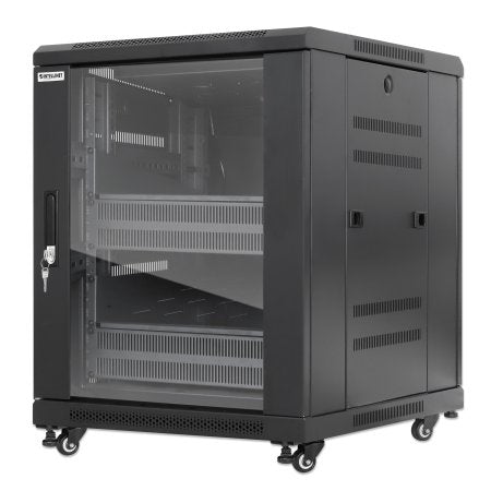 716215 - Pro Line Network Cabinet with Integrated Fans, 12U