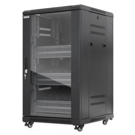 716222 - Pro Line Network Cabinet with Integrated Fans, 18U