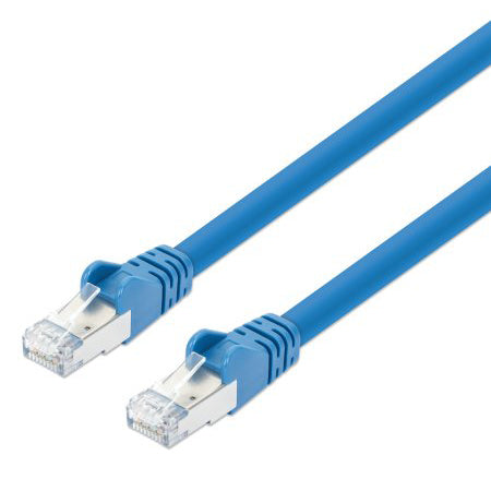 742962 - Cat8.1 S/FTP Network Patch Cable, 1 ft., Blue