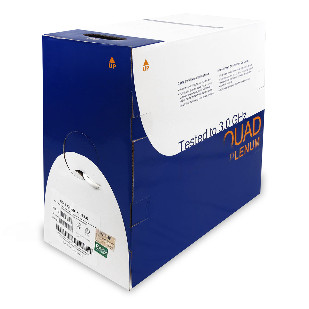 RG6 QUAD SHIELD PLENUM BC