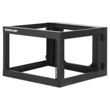 716031 - 19" Wall Mount Open Frame Network Rack, 6U, Rear-hinged Swing Frame
