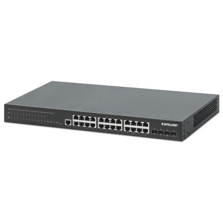 561846 - 28-Port L2+ Fully Managed PoE+ Switch with 24 Gigabit Ethernet Ports and 4 SFP+ Uplinks