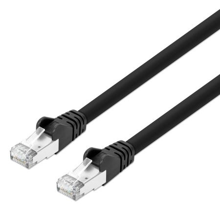 743075 - Cat8.1 S/FTP Network Patch Cable, 7 ft., Black