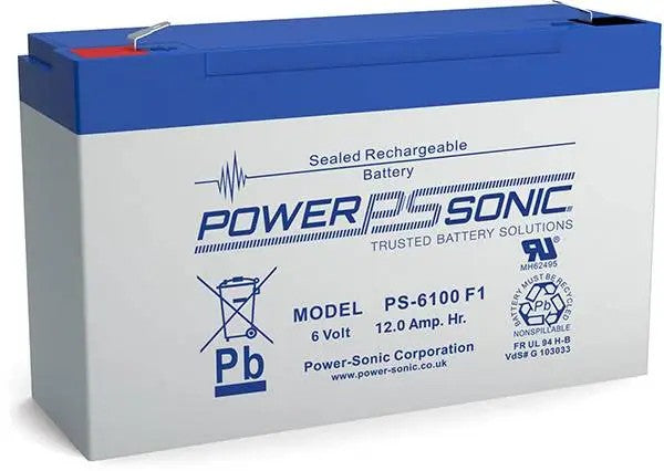 Power Sonic PS-6100-F1 6V, 12A