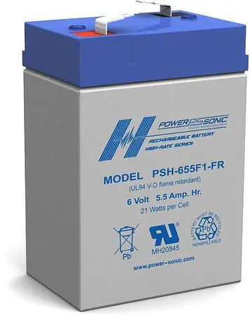 Power Sonic PSH-655FR 6V, 5.5A