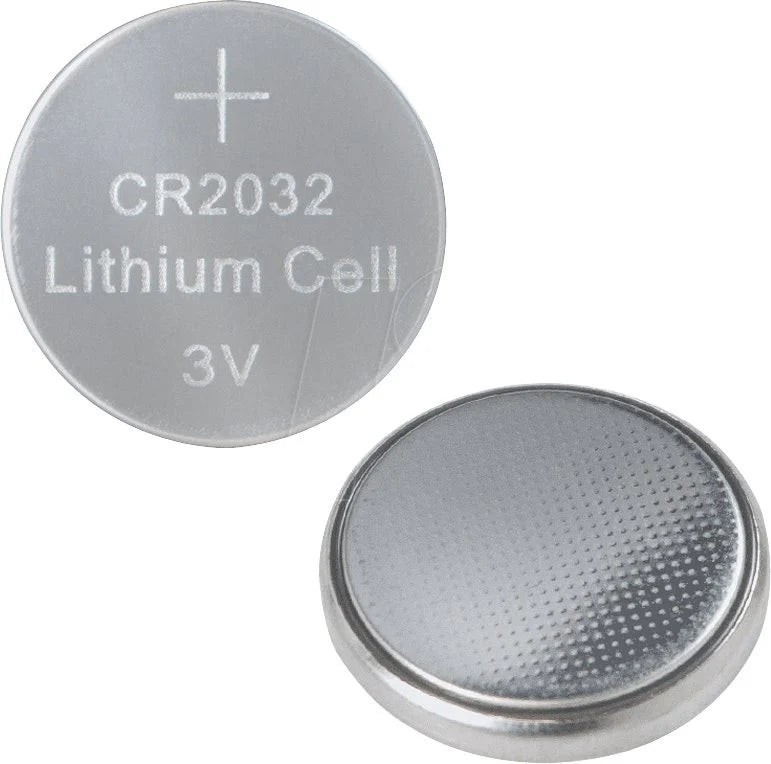CR2032 - 3V Lithium Battery - Coin Cell - 5 Pack